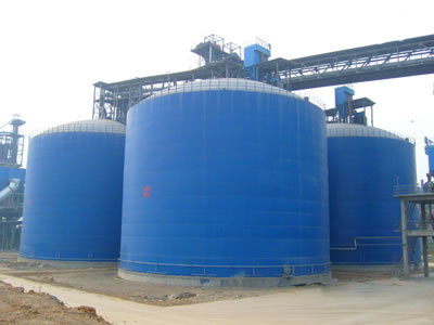 镶黄水泥钢板库改造