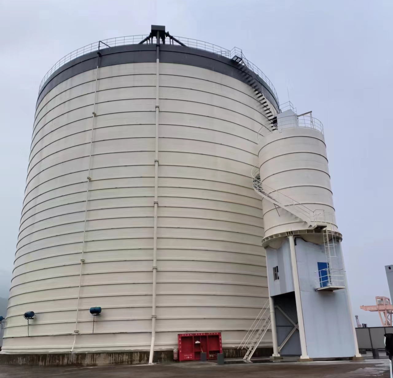 镶黄10万吨水泥钢板库