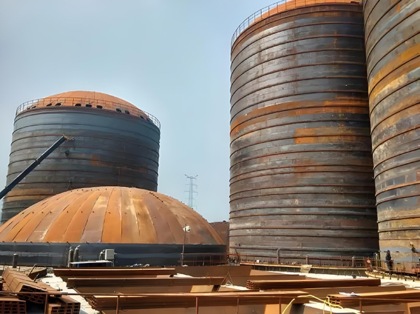 镶黄焦粉钢板仓